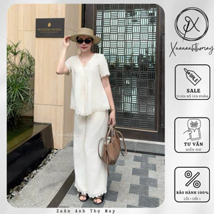 Set áo ly ngực + quần phối ren - Xuananhthomay