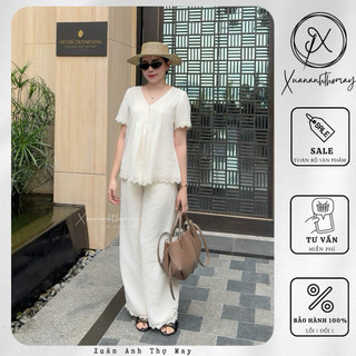 Set áo ly ngực + quần phối ren - Xuananhthomay