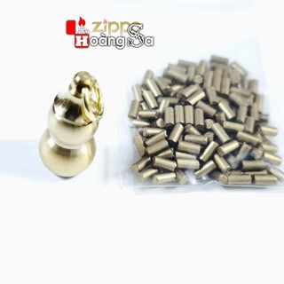 (HỎA TỐC) 20 gram Đá vàng, đỏ, bạc khoảng 130 viên dành cho zippo tặng kèm hồ lô treo móc khóa