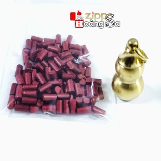 (HỎA TỐC) 20 gram Đá vàng, đỏ, bạc khoảng 130 viên dành cho zippo tặng kèm hồ lô treo móc khóa