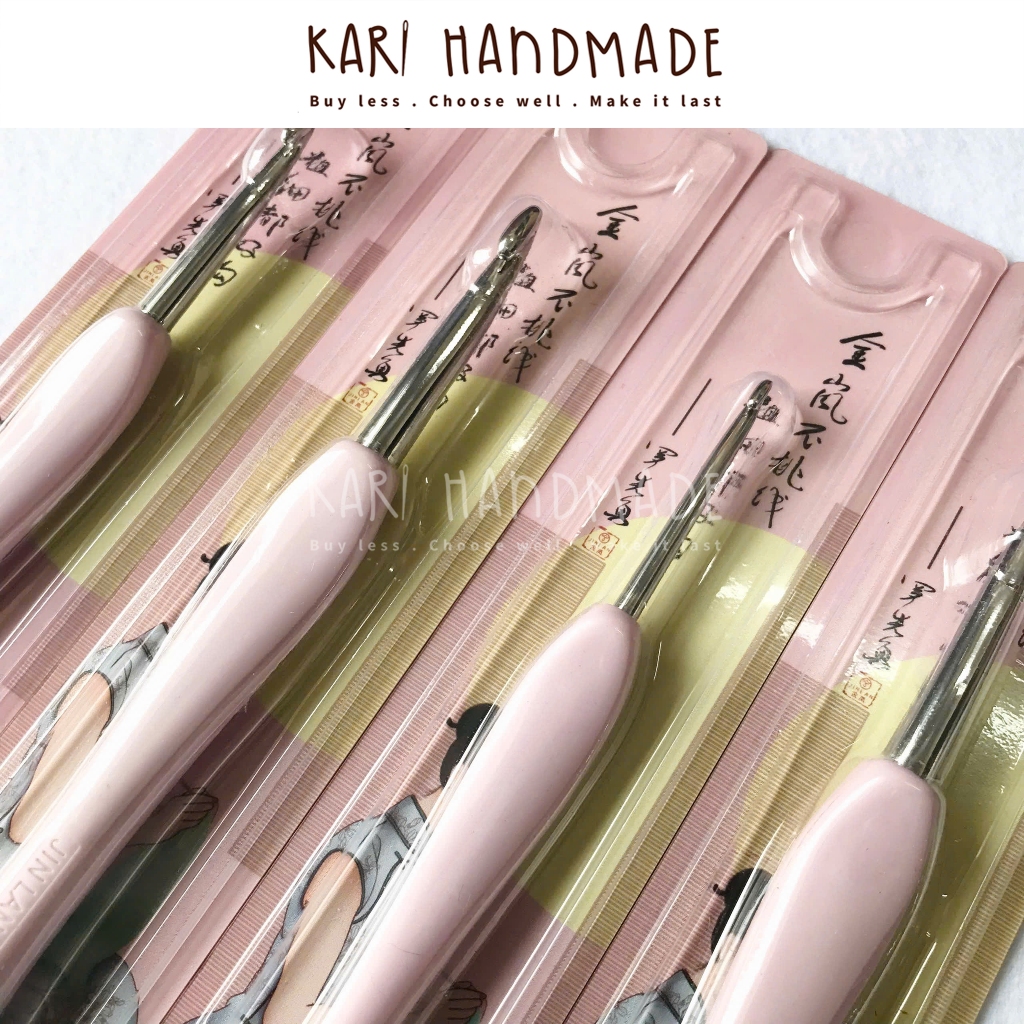 Kim Jinlan nhựa dẻo tím nhạt pastel cute