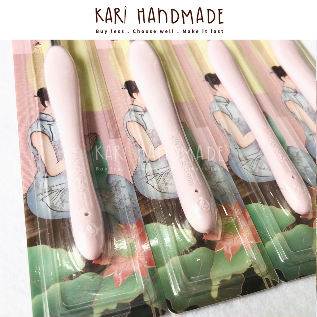 Kim Jinlan nhựa dẻo tím nhạt pastel cute