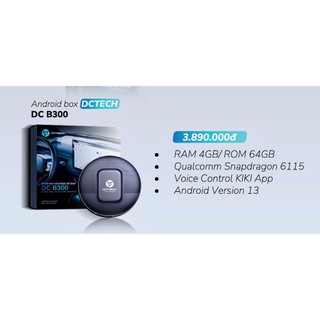 Android Box cho ô tô DCTECH DC B300 - Mvn Auto