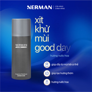 Combo Fresh Man Nerman -Sữa tắm gội lạnh 4IN1 330ml & Dung dịch vệ sinh cho nam 100ml & Xịt khử mùi toàn thân 100ml