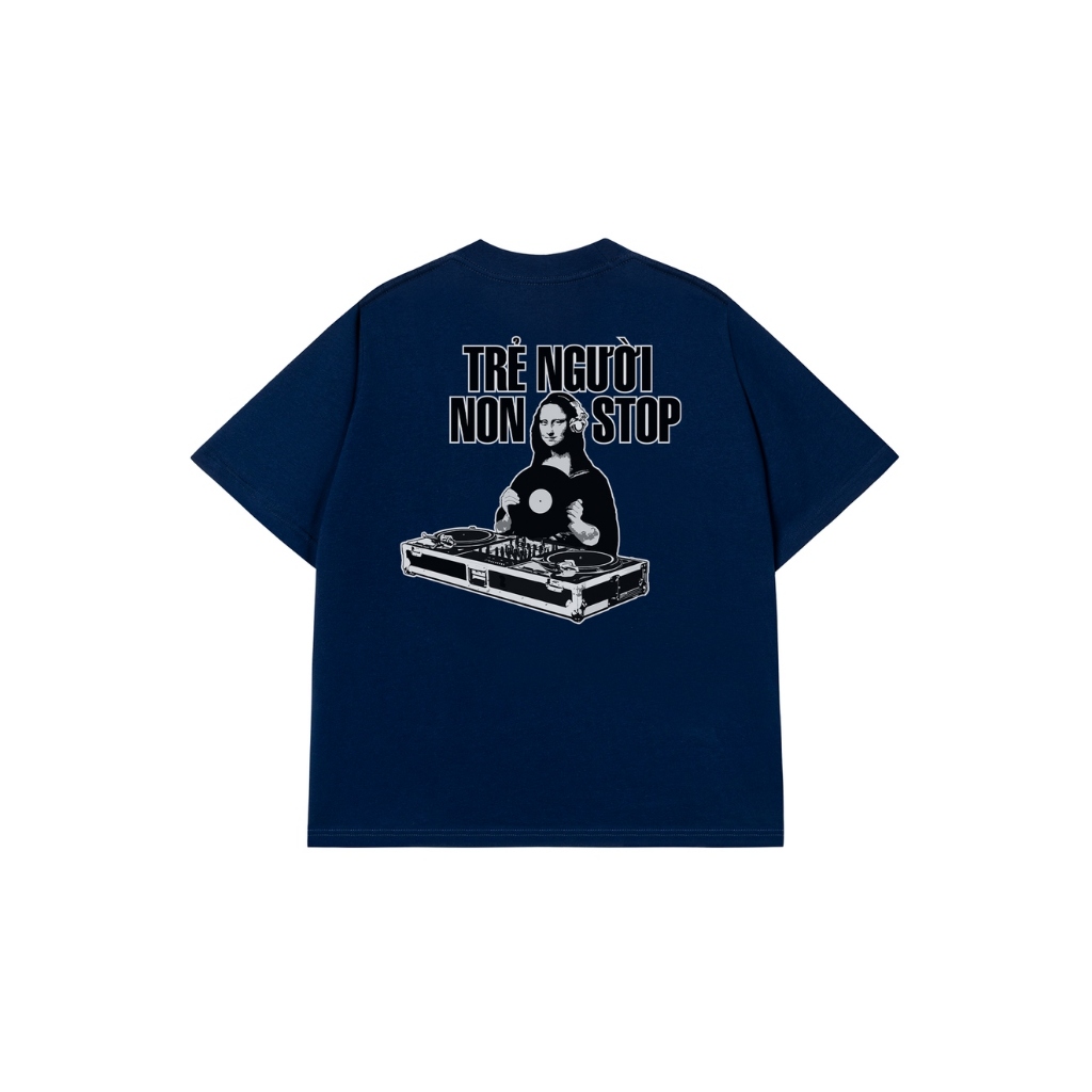 Áo Vớ Vẩn Vui Tươi REDLABEL Áo Thun TRẺ NGƯỜI NON STOP Cotton 100% Oversize Nam Nữ TS24