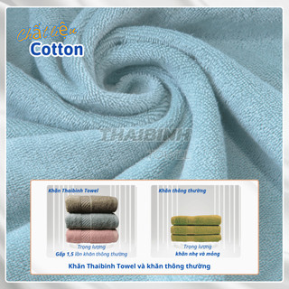 Khăn Tắm cỡ đại 70x140cm THAI BINH TOWEL 100% Cotton Mềm mại, Không Xổ Lông, Không Phai L5