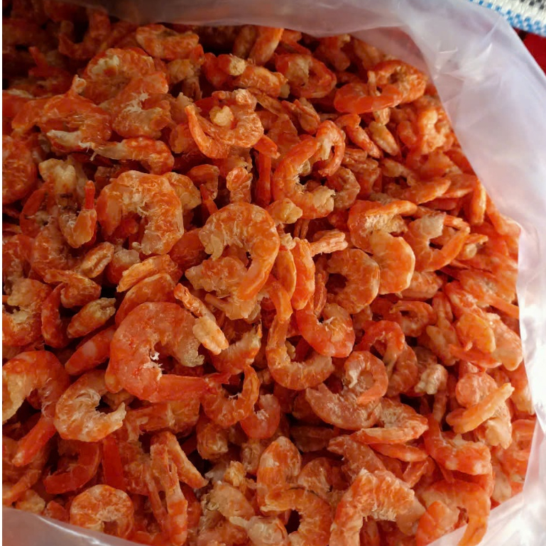 Tôm Khô Size Lớn 500g – Nguyên Con, Vị Đậm, Gói Hút Chân Không