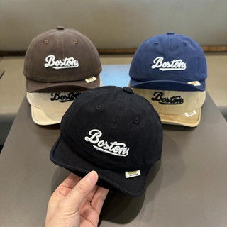 Mũ lưỡi trai trẻ em lưỡi mềm thêu chữ Boston sành điệu thời trang cho bé từ 5 tháng - 2 tuổi