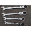 Bộ cờ lê gật gù thương hiệu KINGMAN hàng cao cấp size 8-19mm, mạ Crom, thép CRV, Chính hãng KINGMAN