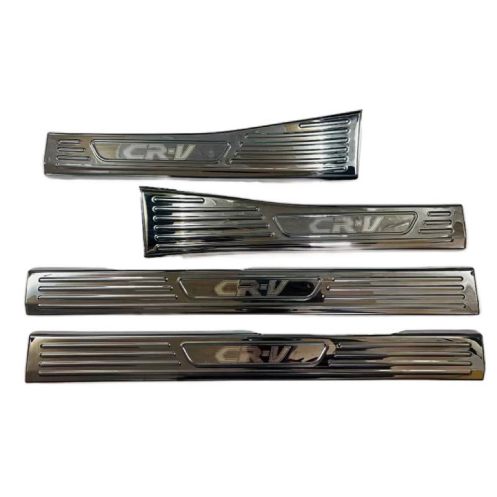Ốp bậc cửa, nẹp bước chân xe Honda CRV 2024-2025 vân Titan hàng cao cấp