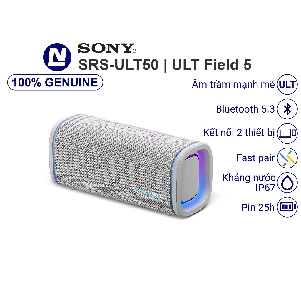Loa Sony SRS ULT50 không dây kết nối 2 thiết bị ULT Field 5 | Shopee ...