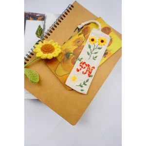 BOOKMARK HƯỚNG DƯƠNG THEO TÊN LÀM QUÀ TẶNG | THÊU TAY MERAKI HANDMADE