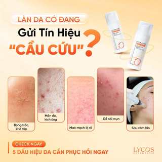 Kem Dưỡng Ẩm LYCOS 50ml – Dưỡng Ẩm, Mờ Thâm Mụn, Kiểm Soát Dầu, Cải Thiện Da Mịn Màng