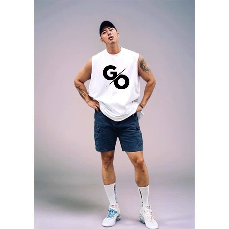 Áo thun Tanktop Cổ tròn GO Localbrand ICVCVNI Unisex Cototn