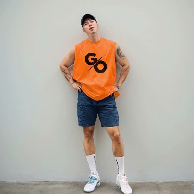 Áo thun Tanktop Cổ tròn GO Localbrand ICVCVNI Unisex Cototn