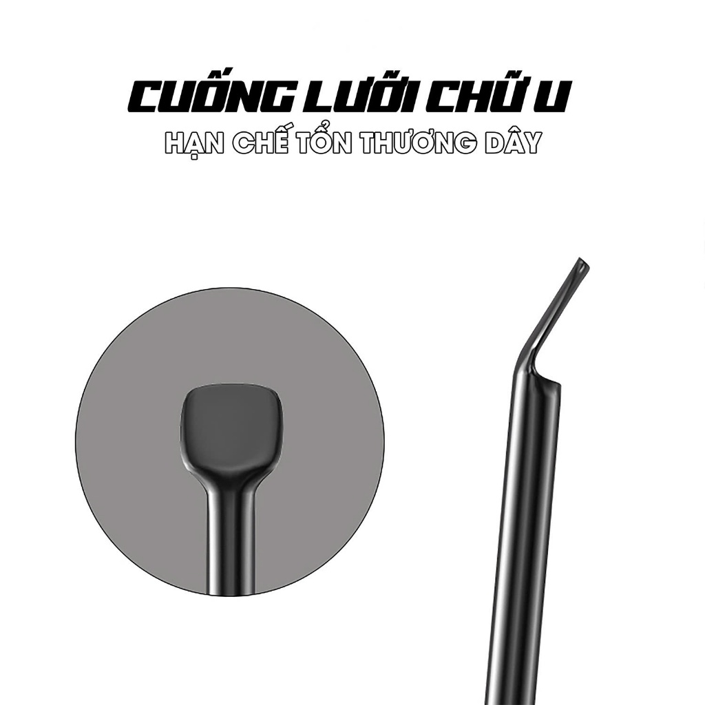 LƯỠI CÂU RÔ PHI TITAN BẠC