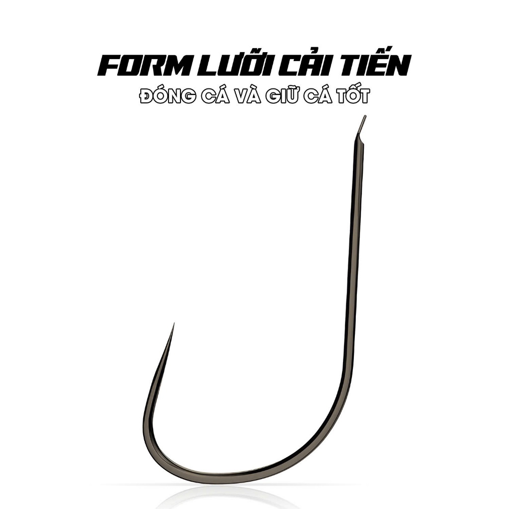 LƯỠI CÂU RÔ PHI TITAN BẠC
