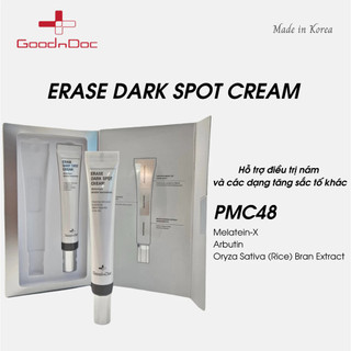 [HÀNG CÔNG TY] Kem dưỡng trắng da làm mờ các vết nám Goodndoc Erase Dark Spot Cream (20ml x 2 Tuýp )