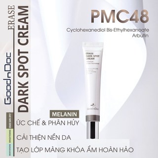 [HÀNG CÔNG TY] Kem dưỡng trắng da làm mờ các vết nám Goodndoc Erase Dark Spot Cream (20ml x 2 Tuýp )