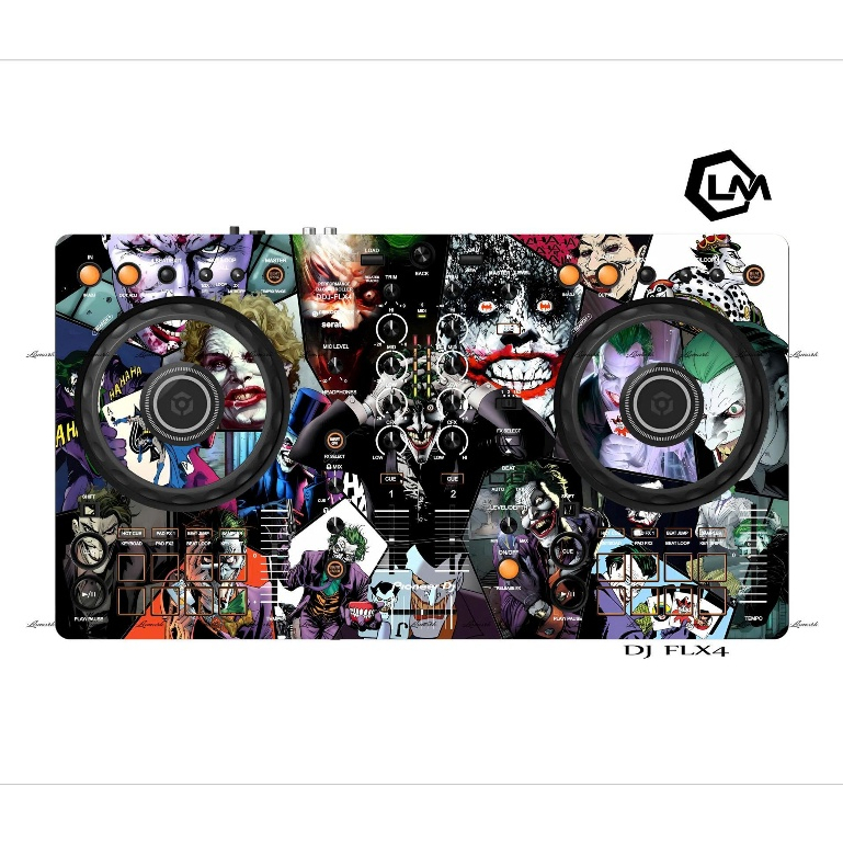 Tấm Dán Skin DJ DDJ FLX4, Skin In Theo Yêu Cầu IB Shop Để Gửi Mẫu