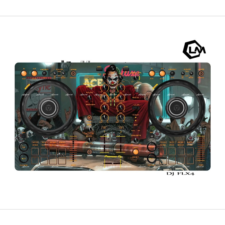 Tấm Dán Skin DJ DDJ FLX4, Skin In Theo Yêu Cầu IB Shop Để Gửi Mẫu