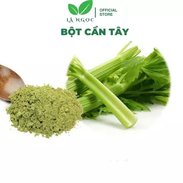 Bột cần tây nguyên chất sấy lạnh giảm cân hiệu quả Lá Ngọc 100g