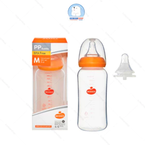 Bình Sữa Wesser Cổ Hẹp Nhưa PP, Bình Sữa Sơ SInh Cho Bé 60ml/140ml/250ml Công Nghệ Hàn Quốc