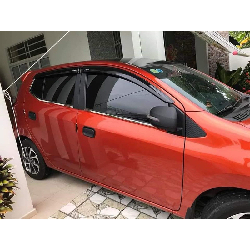 Vè che mưa xe Toyota Wigo đời 2018 - 2022, 2023, 2024,2025 nhựa đen thái cao cấp, dày dặn, sáng bóng
