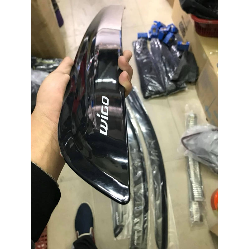 Vè che mưa xe Toyota Wigo đời 2018 - 2022, 2023, 2024,2025 nhựa đen thái cao cấp, dày dặn, sáng bóng