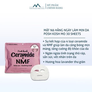 Mặt nạ dùng hằng ngày 30 miếng - POSH KOSH MASK 30Sheets