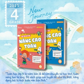 Sách - Tham khảo lớp 4 - Combo Bài Tập Bổ Trợ Nâng Cao Toán - Tiếng Việt - Tiếng Anh Lớp 4 (Tập 1+Tập 2) - TKBooks
