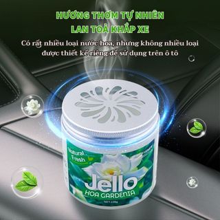 Sáp Thơm Ô Tô Jello Khử Mùi Hiệu Quả - Hương Thơm Thanh Lọc Tự Nhiên, Lưu Hương Lâu