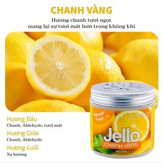 Sáp Thơm Ô Tô Jello Khử Mùi Hiệu Quả - Hương Thơm Thanh Lọc Tự Nhiên, Lưu Hương Lâu