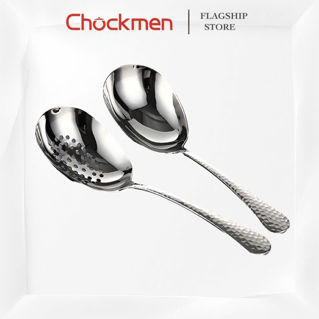 Muôi múc Canh - Muôi Thủng KINSGEM by Chockmen Inox 18/10 Muôi Canh Thìa Canh To Muôi Thủng Ăn Lẩu 2026 Tiện Lợi