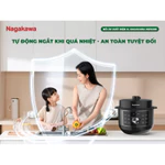 Nồi áp suất điện 5L Nagakawa đa năng NEP5288, lòng nồi dạng niêu, có khóa an toàn, bảo hành chính hãng 2 năm — ảnh 6