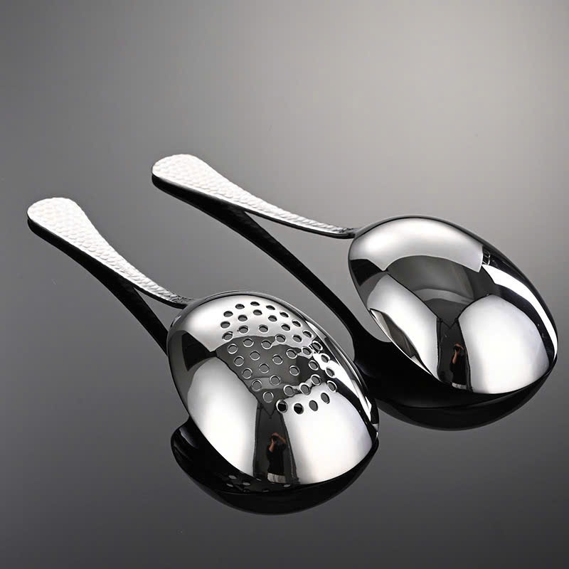 Muôi múc Canh - Muôi Thủng KINSGEM by Chockmen Inox 18/10 Muôi Canh Thìa Canh To Muôi Thủng Ăn Lẩu 2026 Tiện Lợi