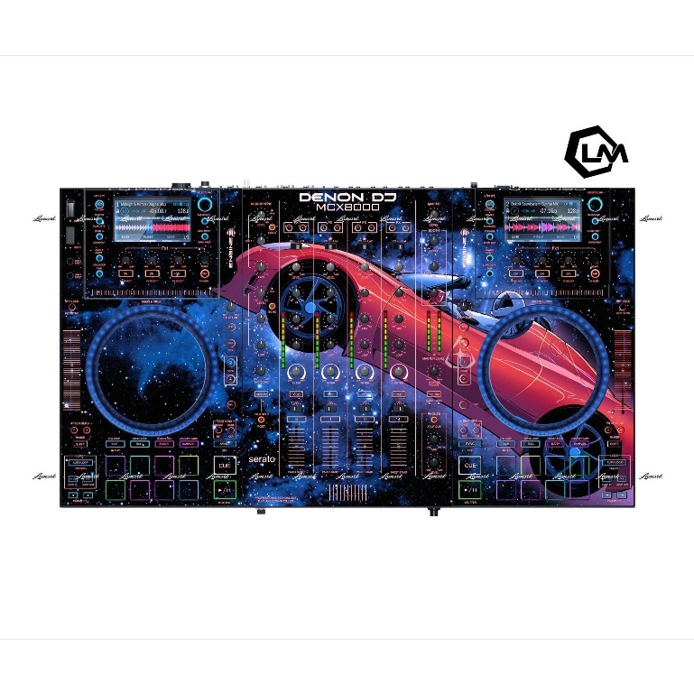 Tấm Dán Skin DJ MCX8000, Skin In Theo Yêu Cầu IB Shop Để Gửi Mẫu
