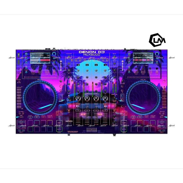 Tấm Dán Skin DJ MCX8000, Skin In Theo Yêu Cầu IB Shop Để Gửi Mẫu
