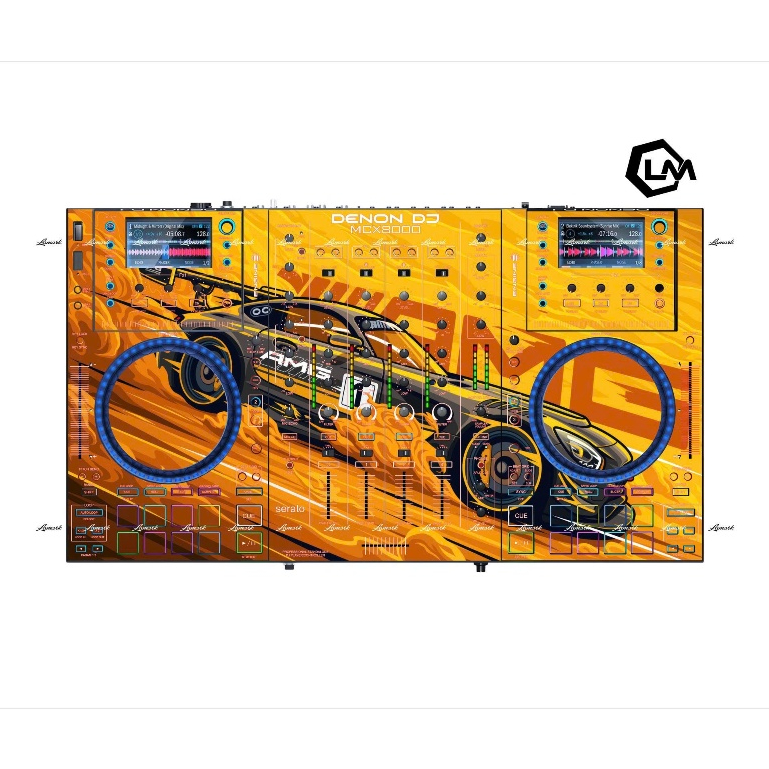 Tấm Dán Skin DJ MCX8000, Skin In Theo Yêu Cầu IB Shop Để Gửi Mẫu