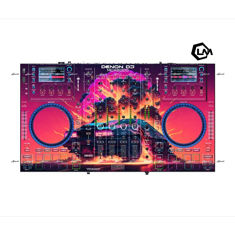Tấm Dán Skin DJ MCX8000, Skin In Theo Yêu Cầu IB Shop Để Gửi Mẫu