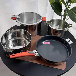 BỘ NỒI CHẢO 4 MÓN CH0CKMEN - C441