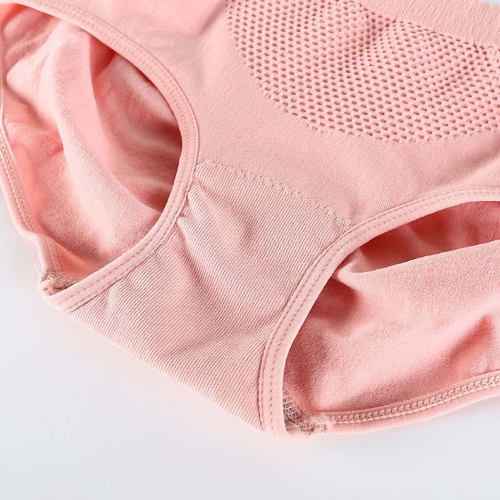COMBO 4 Quần lót nữ cotton phới lưới thoáng khí mát mẻ cạp cao tôn dáng gợi cảm quyến rũ LANIXA L011