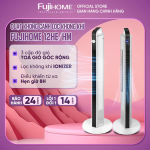 Quạt tháp đối lưu lọc không khí Ionizer Fujihome, quạt mát không cánh 3 chế độ gió điều khiển từ xa tiết kiệm điện