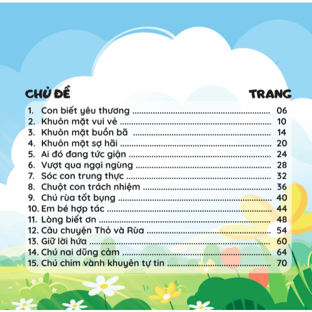 Bộ Sách GROWBOOKS - Kỹ Năng Sống Cho Trẻ Mầm Non: Kỹ Năng Giao Tiếp, Chăm Sóc Bản Thân, Đạo Đức, Cảm Xúc,Bảo Vệ Bản Thân