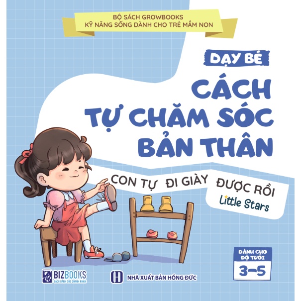 Bộ Sách GROWBOOKS - Kỹ Năng Sống Cho Trẻ Mầm Non: Kỹ Năng Giao Tiếp, Chăm Sóc Bản Thân, Đạo Đức, Cảm Xúc,Bảo Vệ Bản Thân