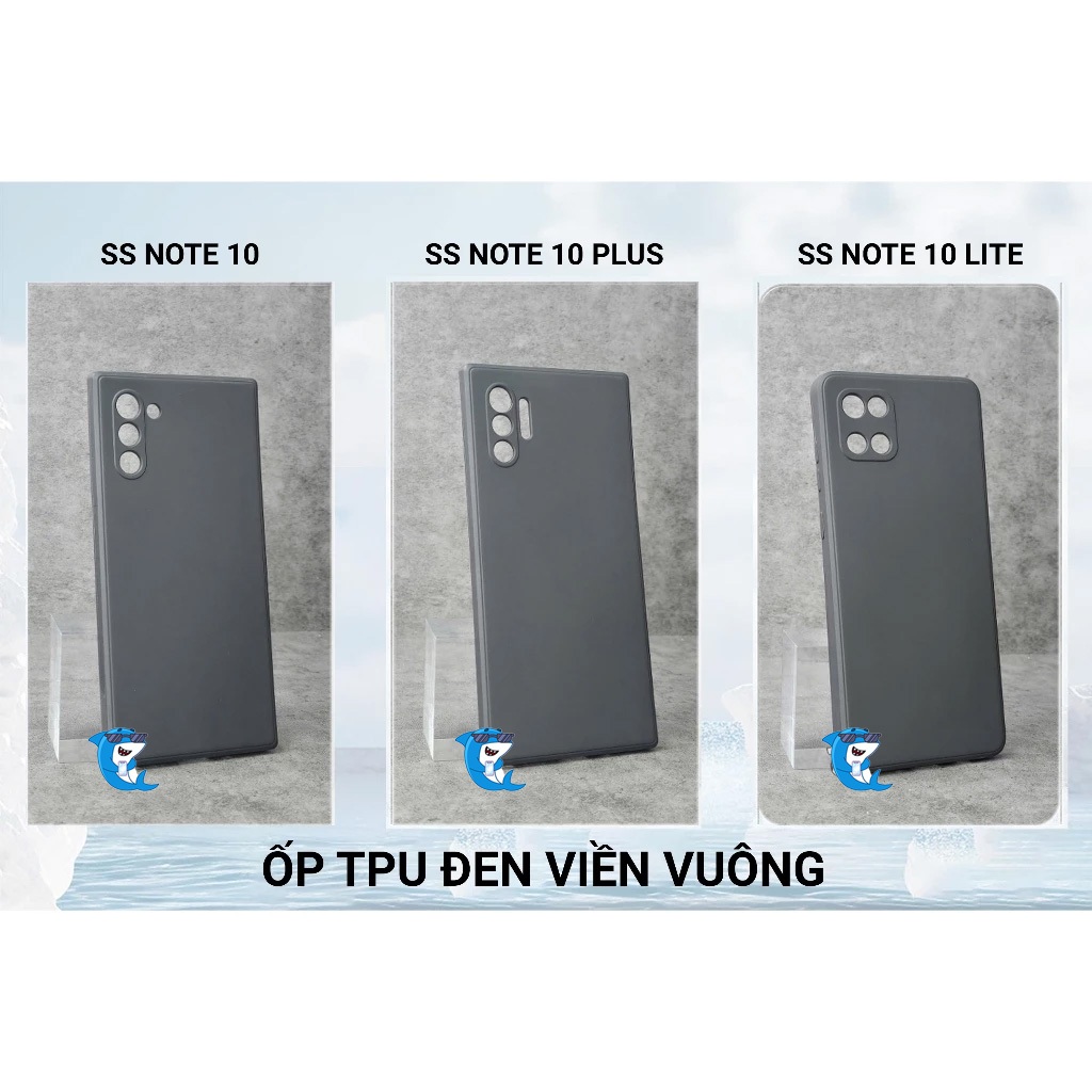 Ốp lưng Samsung note 10 plus / lite/ 10+ 5G cạnh vuông bảo vệ cam điện thoại chống bám bẩn