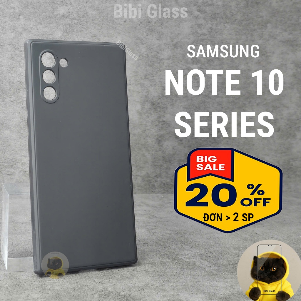 Ốp lưng Samsung note 10 plus / lite/ 10+ 5G cạnh vuông bảo vệ cam điện thoại chống bám bẩn
