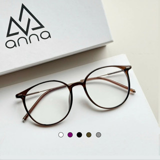[BACK TO SCHOOL] Gọng kính thời trang nam nữ ANNA kim loại dáng tròn unisex cá tính OL 83083