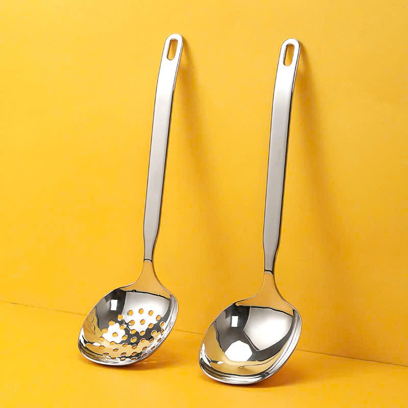 Muôi Canh - Muôi Thủng CHOCKMEN INOX 18/10 Tay Cầm Có Móc Treo Muôi  Canh To Muôi Vớt Lẩu 2025