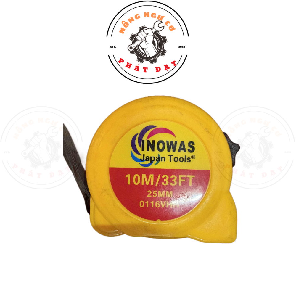 Thước kéo INOWAS_ALEX 7mét_10 mét hàng cao cấp, thép đàn hồi tốt, phủ lớp chống gỉ, chống mài mòn